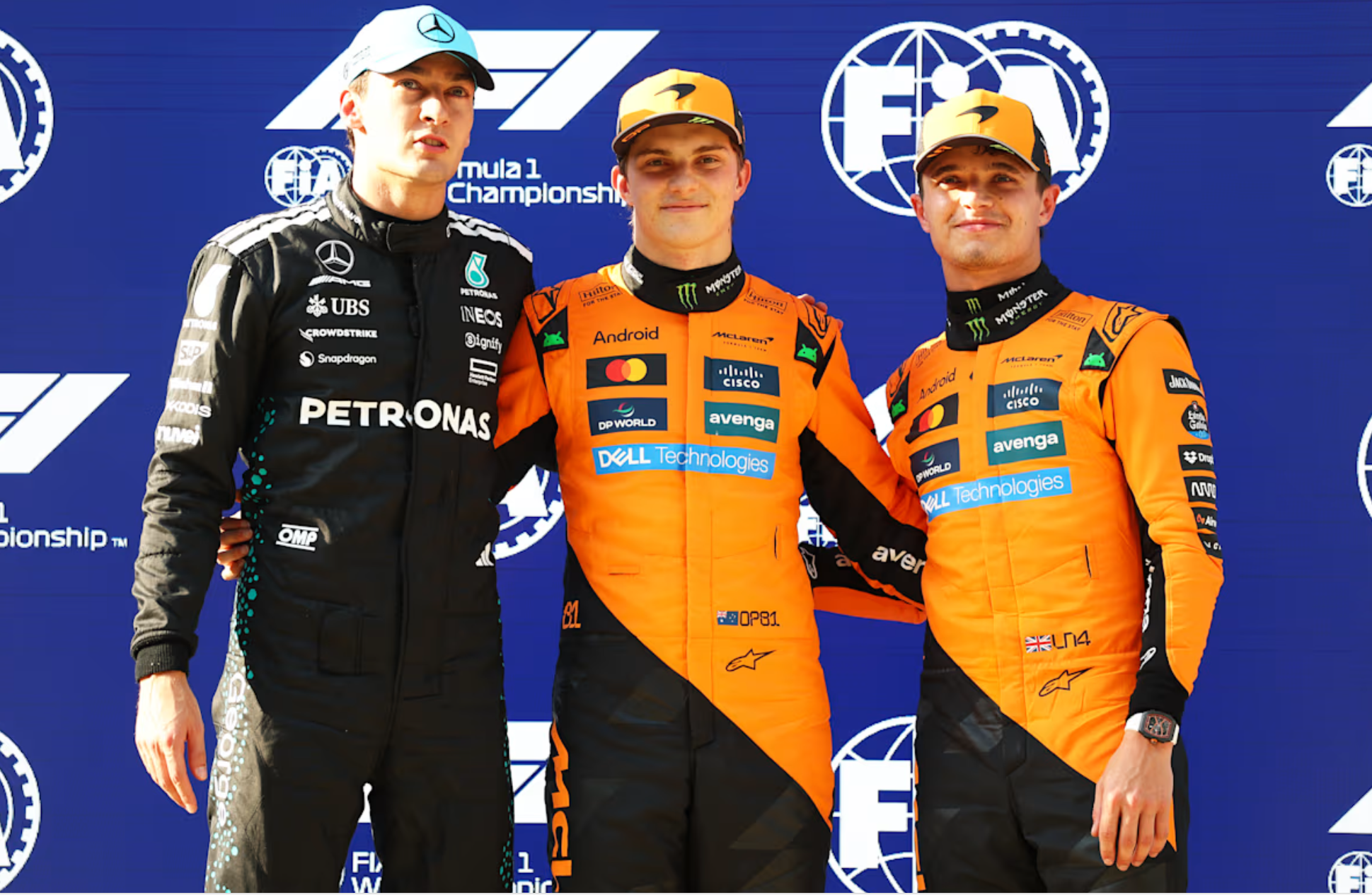 红牛车队险胜梅赛德斯，皮亚斯特里关键制胜